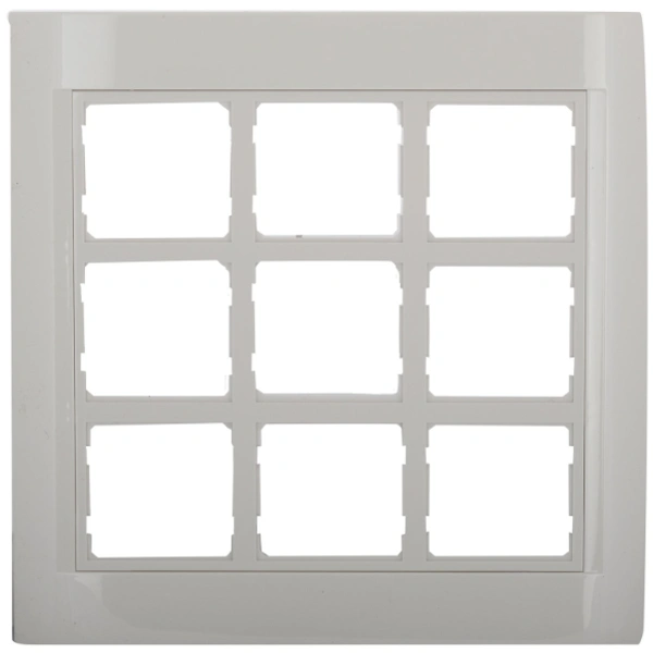 Anchor ANCHOR Polycarbonate Roma 18 Module Tresa Plate (Standard Size, White) - 18M, White, NA